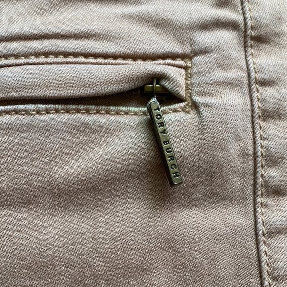 Tory Burch Riding Pants Women's Size 28 Low Rise Skinny Stretch Zip Pocket Brown - Picture 5 of 9